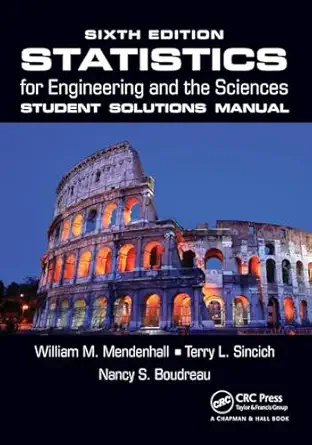 statistics for engineering and the sciences student solutions manual 1st edition william m mendenhall ,terry