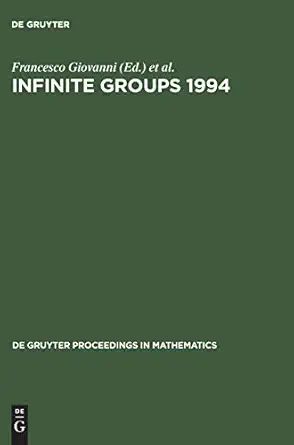infinite groups 1994 proceedings of the international conference held in ravello italy may 23a 27 1994 1st