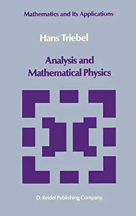 analysis and mathematical physics 1st edition h triebel 9027720770, 978-9027720771