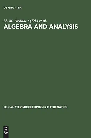 algebra and analysis proceedings of the international centennial chebotarev conference held in kazan russia