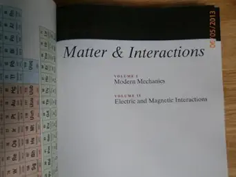 matter and interactions volume ii electric and magnetic interactions 1st edition ruth w chabay ,bruce a