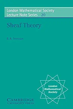 lms 20 sheaf theory 1st edition b r tennison 0521207843, 978-0521207843