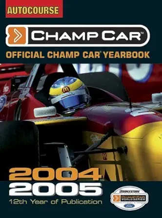 autocourse official champ car yearbook the 1st edition jeremy shaw 1905334001, 978-1905334001