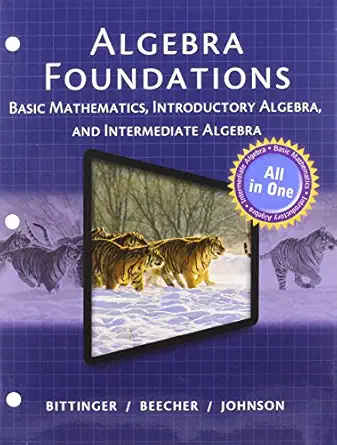 algebra foundations basic math introductory and intermediate algebra with student access kit 1st edition