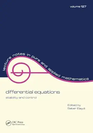 differential equations stability and control 1st edition saber n elaydi 0824784049, 978-0824784041