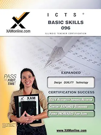 icts basic skills 096 teacher certification test prep study guide 1st edition sharon wynne 1581976941,