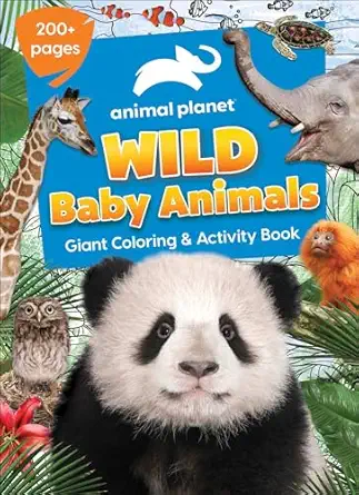 animal planet wild baby animals coloring book 1st edition editors of silver dolphin books ,dana regan