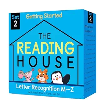 the reading house set 2 letter recognition m z 1st edition the reading house ,marla conn 0525571299,