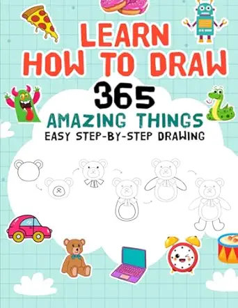 learn how to draw 365 amazing things easy step by step drawing 1st edition stellita jane 8397171304,