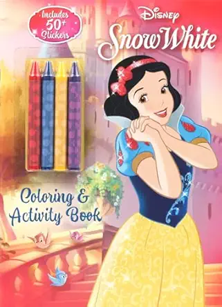 disney snow white coloring with crayons 1st edition delaney foerster 0794451926, 978-0794451929