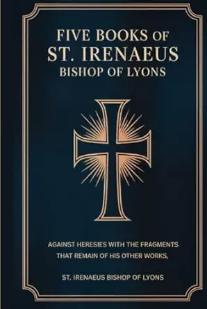 five books of st irenaeus bishop of lyons against heresies with the fragments that remain of his other works
