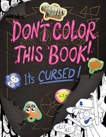 gravity falls dont color this book its cursed 1st edition emmy cicierega 1368116000, 978-1368116008