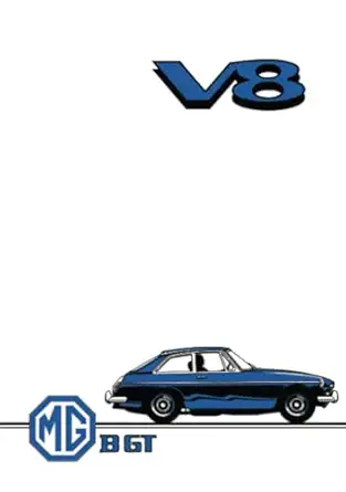 mg mgb gt v8 owner handbook akd 8423 1st edition mg cars ltd 186982671x, 978-1869826710