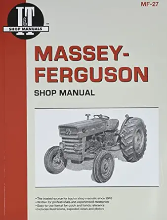 massey ferguson shop manual models mf135 mf150 and mf165 1st edition penton staff 0872881296, 978-0872881297