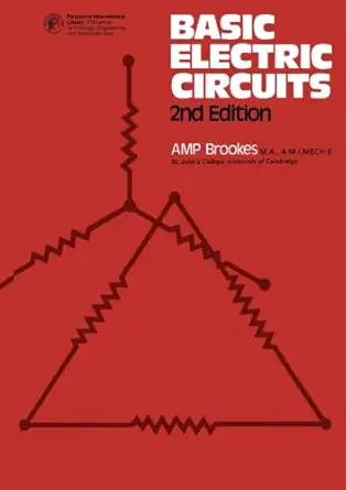 basic electric circuits pergamon international library of science technology engineering and social studies