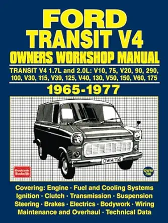 ford transit v4 1965 1977 owners workshop manual 1st edition autobooks ltd 1783180994, 978-1783180998