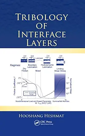 tribology of interface layers 1st edition hooshang heshmat 0824758323, 978-0824758325