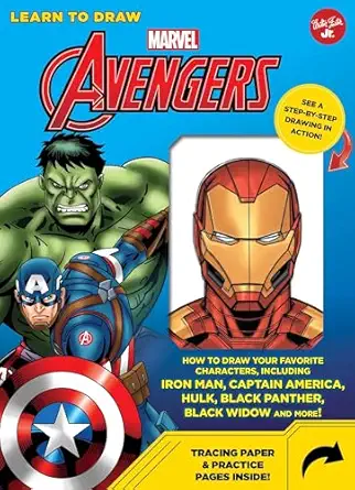 learn to draw marvel avengers how to draw your favorite characters including iron man captain america the