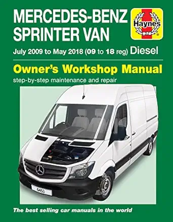 mercedes benz sprinter diesel vans 09 18 1st edition haynes publishing 1785214535, 978-1785214530