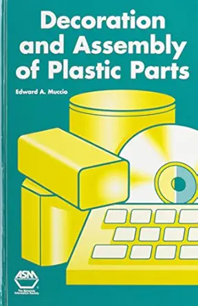 decoration and assembly of plastic parts 1st edition edward a muccio 0871706342, 978-0871706348