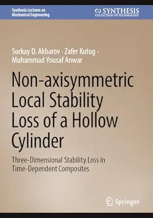 non axisymmetric local stability loss of a hollow cylinder three dimensional stability loss in time dependent