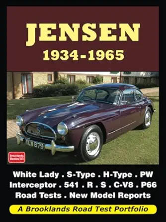 jensen 1934 1965 road test book 1st edition books brooklands books ltd 1855209004, 978-1855209008