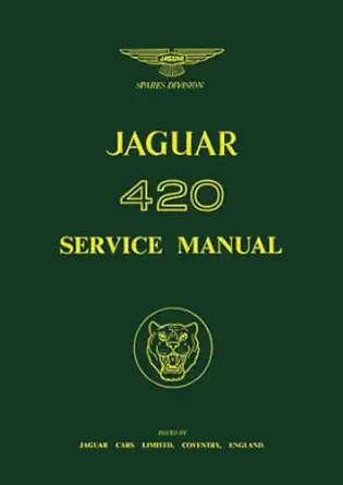 jaguar 420 wsm 1st edition jaguar land rover limited 1855201712, 978-1855201712