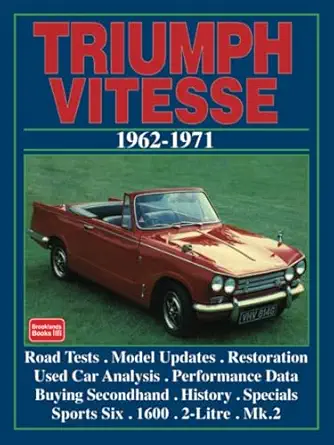 triumph vitesse 1962 1971 1st edition brooklands books ltd 1855200503, 978-1855200500