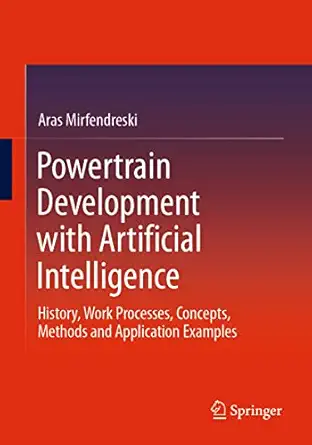 powertrain development with artificial intelligence history work processes concepts methods and application