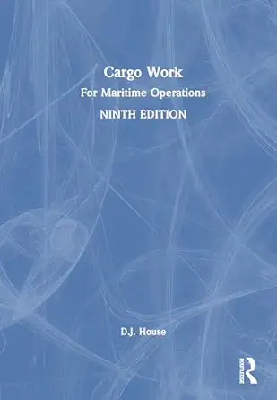 cargo work for maritime operations 1st edition d j house 1032526521, 978-1032526522