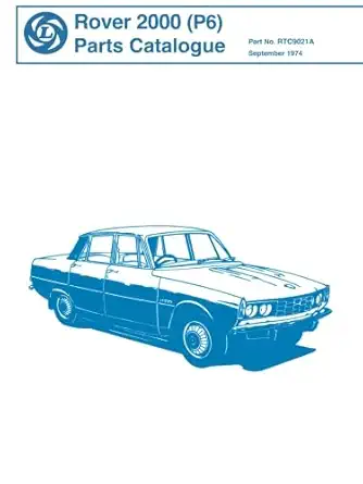 rover 2000 parts catalogue rtc 9021a 1st edition rover company ltd 1783181192, 978-1783181193
