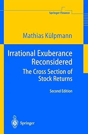 irrational exuberance reconsidered the cross section of stock returns 1st edition mathias ka 1/4lpmann
