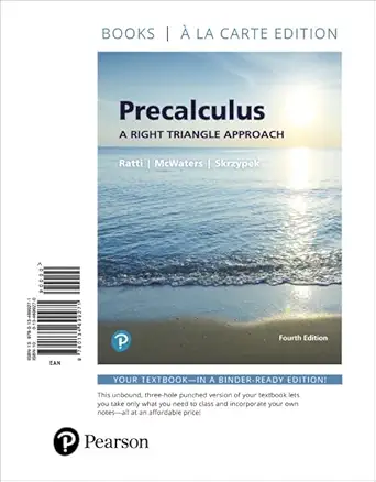 precalculus a right triangle approach 1st edition j s ratti ,marcus mcwaters ,leslaw skrzypek 0134699270,