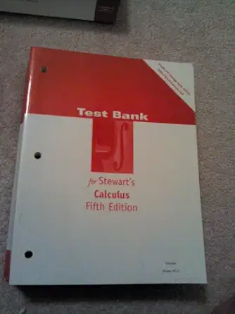tb for stewarts calculus early transcendental 5e 1st edition brooks/cole 0534393659, 978-0534393656