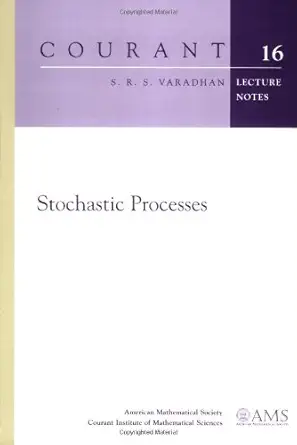 stochastic processes 1st edition s r s varadhan 0821840851, 978-0821840856
