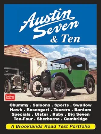 austin seven and ten road test portfolio 1st edition brooklands books ltd 1855208806, 978-1855208803