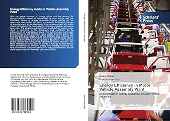 energy efficiency in motor vehicle assembly plant investigation of energy utilisation in motor vehicle