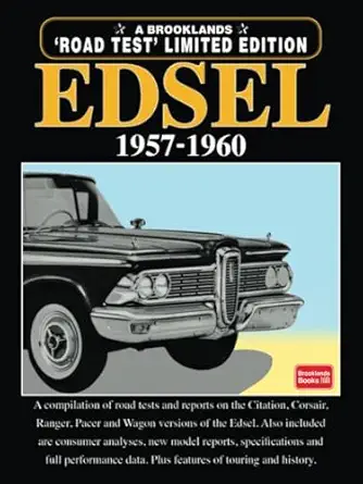 edsel 1957 1960 1st edition brooklands books ltd 1855203650, 978-1855203655