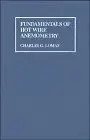 fundamentals of hot wire anemometry 1st edition charles g lomas 0521303400, 978-0521303408