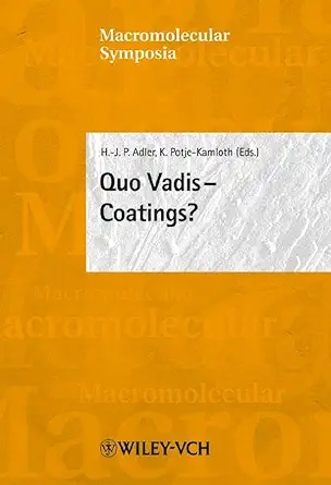 quo vadis coatings 1st edition k potje kamloth ,i meisel ,k grieve ,c s kniep ,s spiegel ,hans ja 1/4rgen p