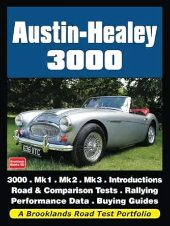 austin healey 3000 road test book 1st edition brooklands books ltd 1783180390, 978-1783180394