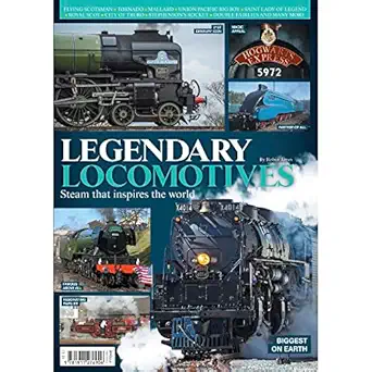 legendary locomotives steam that inspires the world 1st edition robin jones 1911276905, 978-1911276906