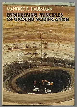 engineering principles of ground modification 1st edition manfred r hausmann 0070272794, 978-0070272798