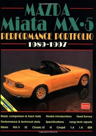 mazda miata mx5 performance portfolio 1989 1997 1st edition r m clarke 1855203553, 978-1855203556