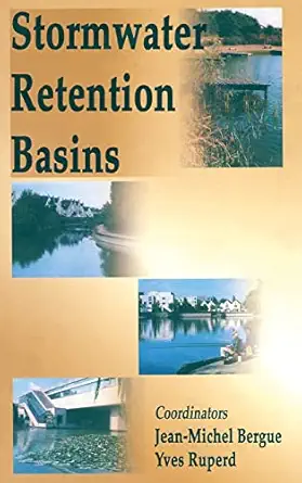 stormwater retention basins 1st edition j m bergue ,y ruperd 9054108002, 978-9054108009