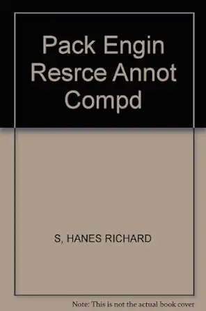 packaging engineering resources n annotated compendium 1st edition richard s hanes 0877626987, 978-0877626985