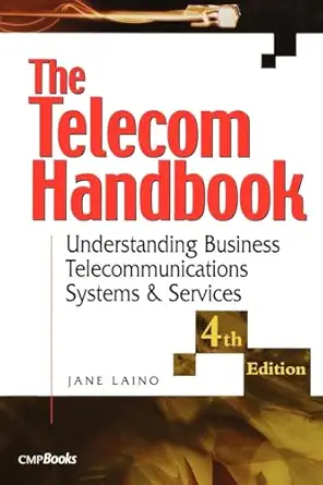 the telecom handbook 1st edition jane laino 1578200717, 978-1578200719