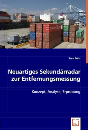 neuartiges sekunda rradar zur entfernungsmessung konzept analyse erprobung 1st edition sven ra hr 3836497433,