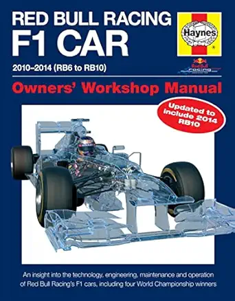 red bull racing f1 car manual 2010 2014 1st edition steve rendle 0857338013, 978-0857338013