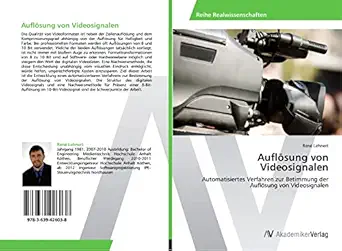 aufla sung von videosignalen automatisiertes verfahren zur betimmung der aufla sung von videosignalen 1st